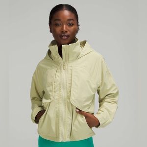 Lululemon Always Effortless Hooded Jacket Dew Green Size 4